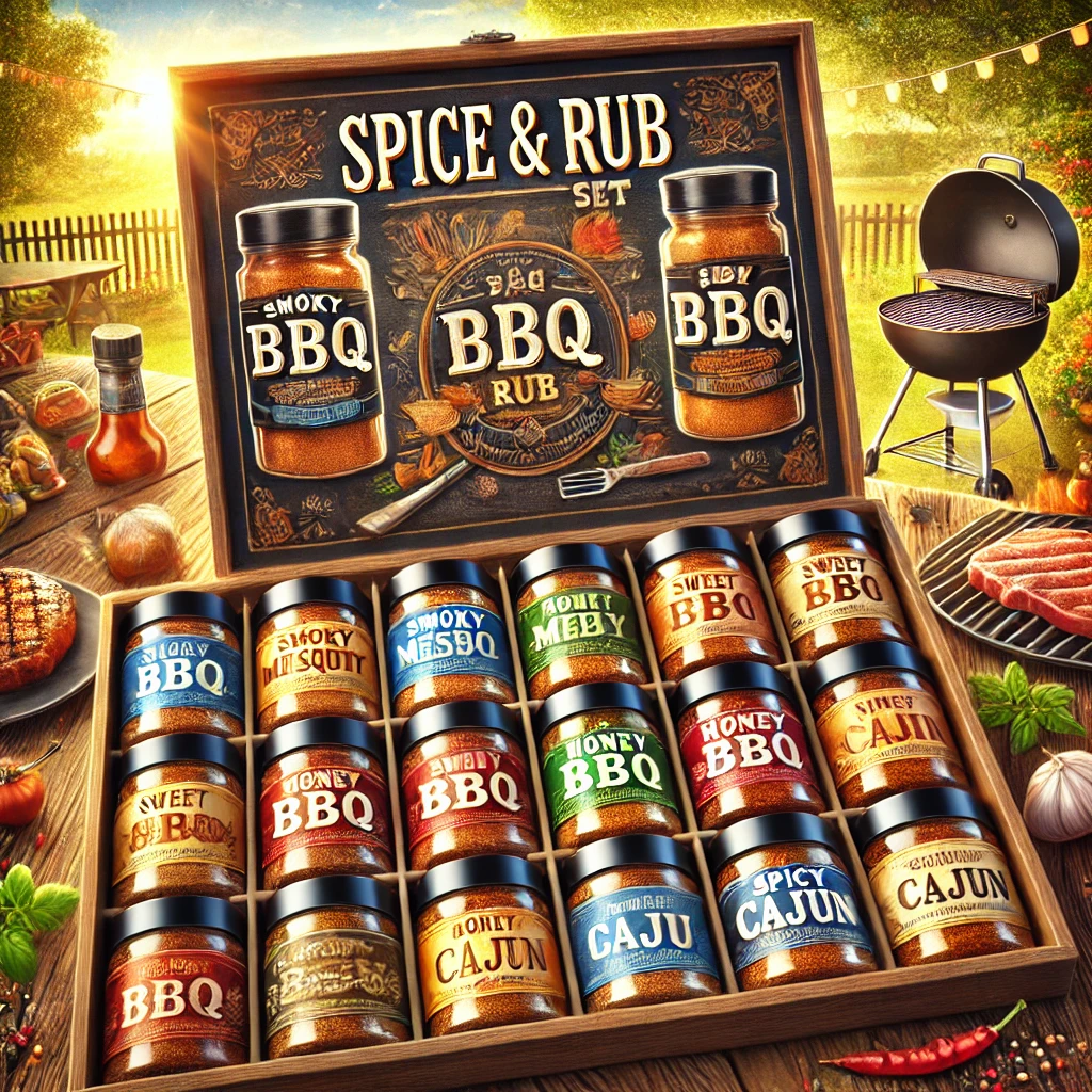 BBQ Guys Custom BBQ Spice & Rub Set